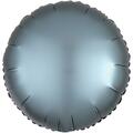 Loftus International 18 in. Steel Blue Round Satin Luxe HX Balloon A3-6812